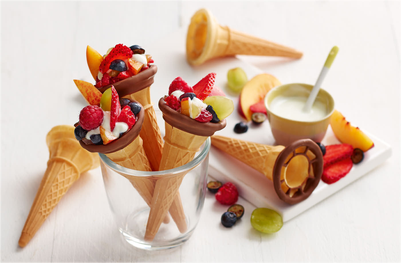 Claire's 'treat time' fruit cones recipe