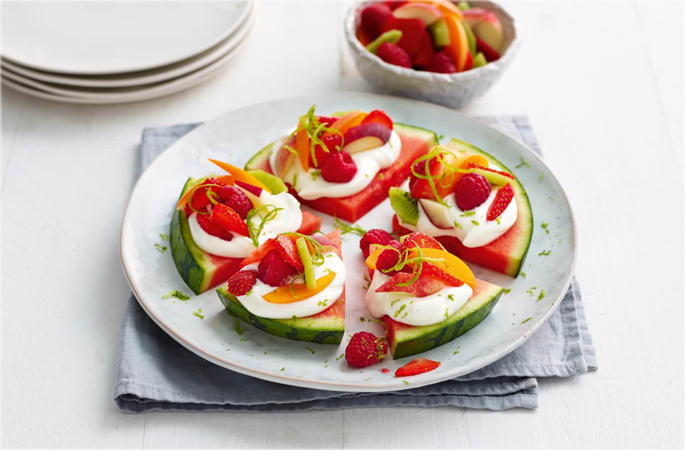 Ellie and Vi's 'pick-me-up' fruit pizza recipe