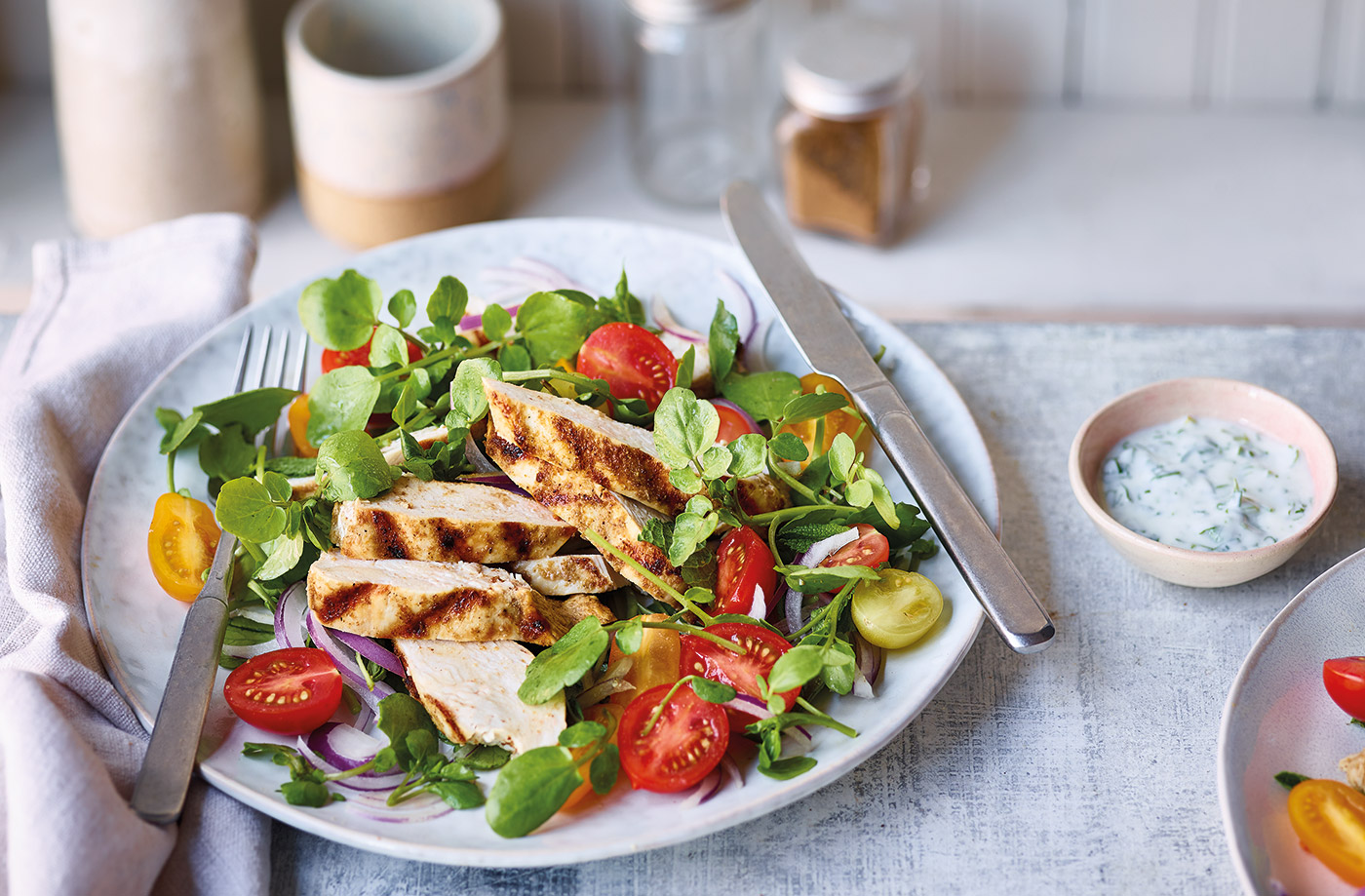 Garam masala chicken salad recipe