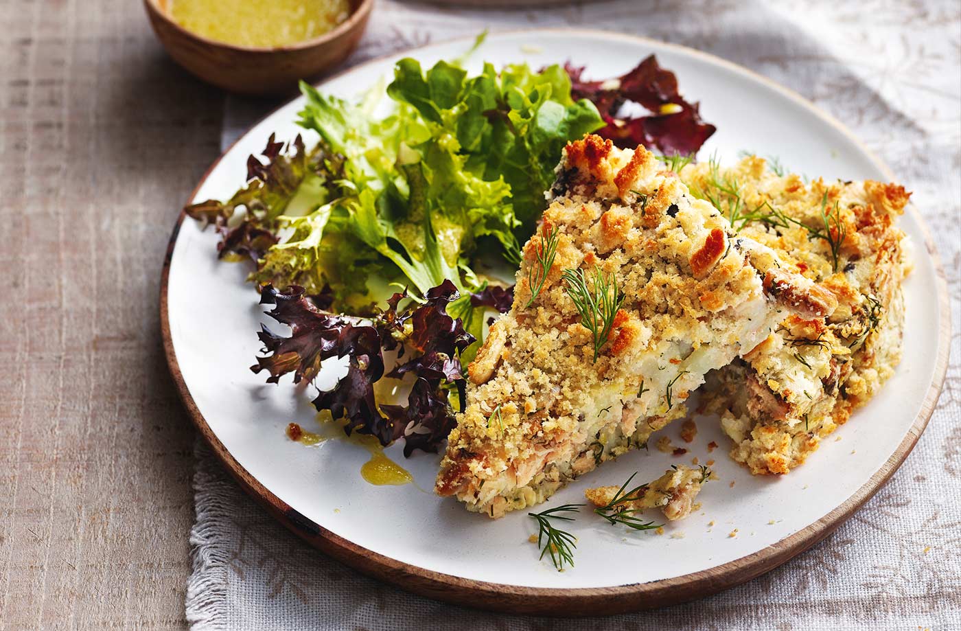 Giant salmon fishcake recipe