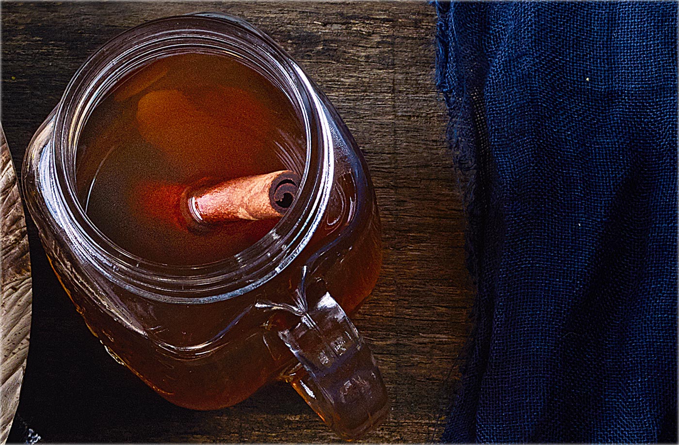 Ginger-spiced hot toddies recipe