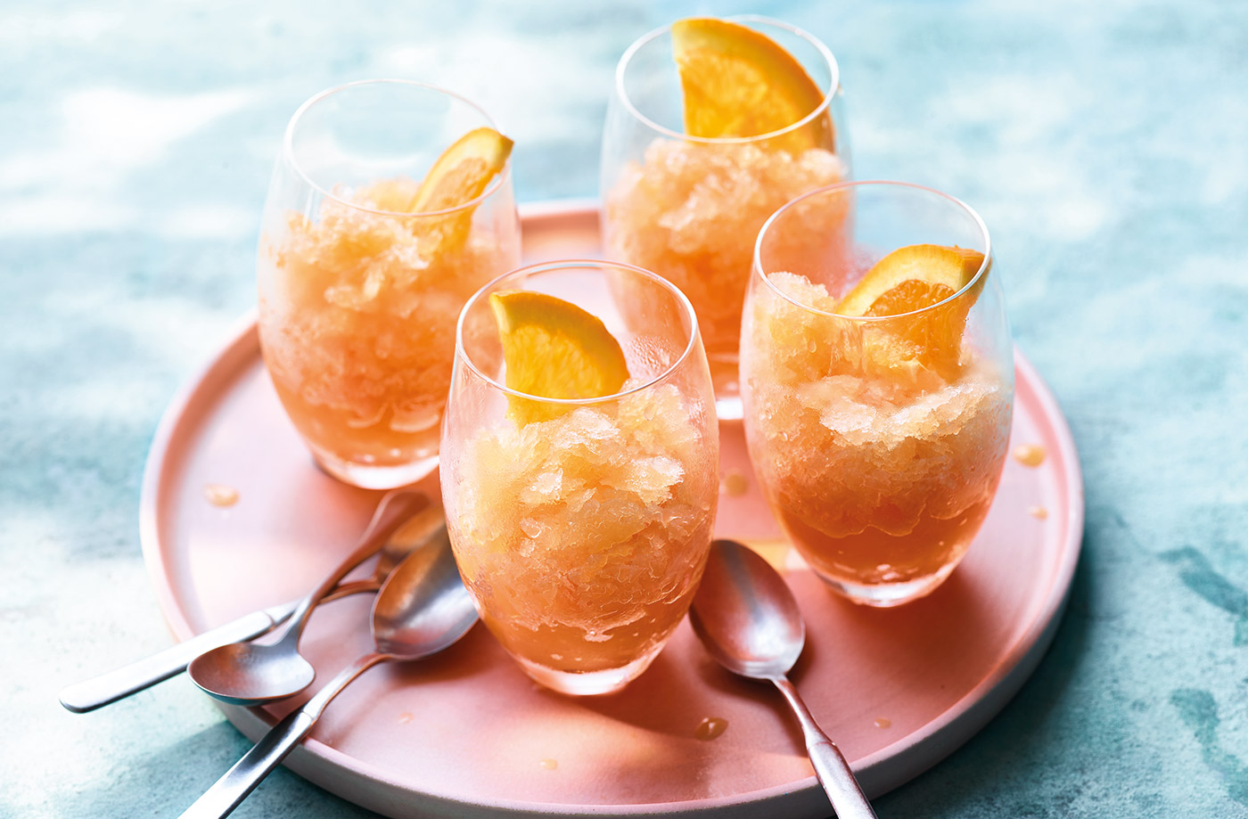 Aperol, orange and prosecco granita recipe