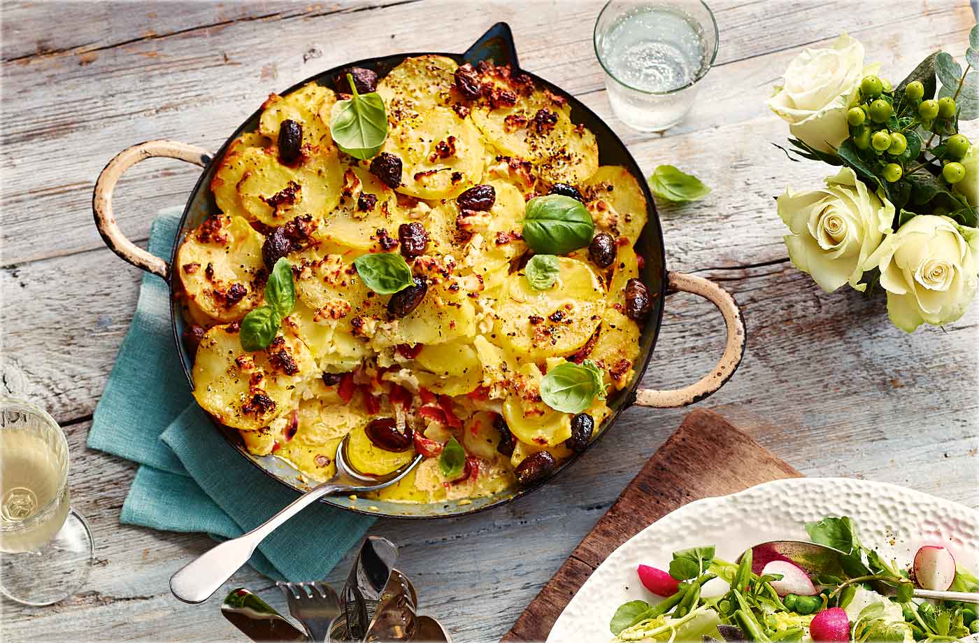 Greek potato gratin recipe