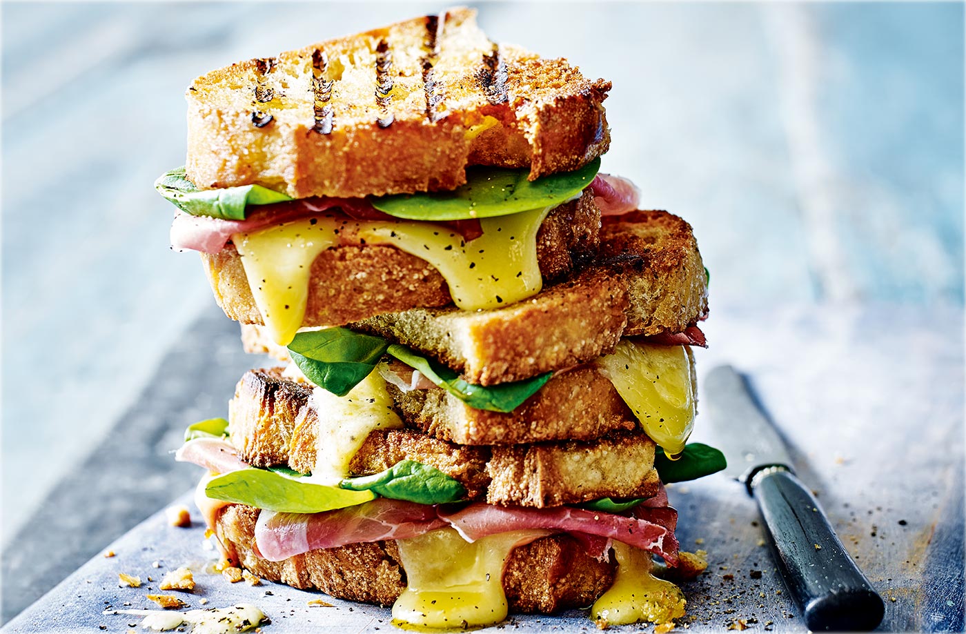 Ham and grilled cheese sandwich recipe