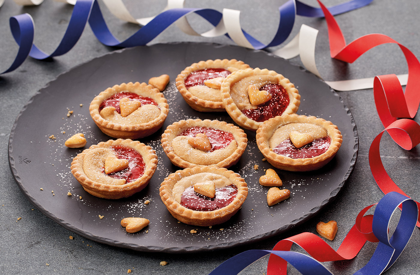 Mini peanut butter and jam tarts recipe