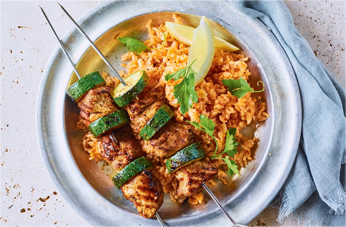 Piri-piri pork kebabs recipe