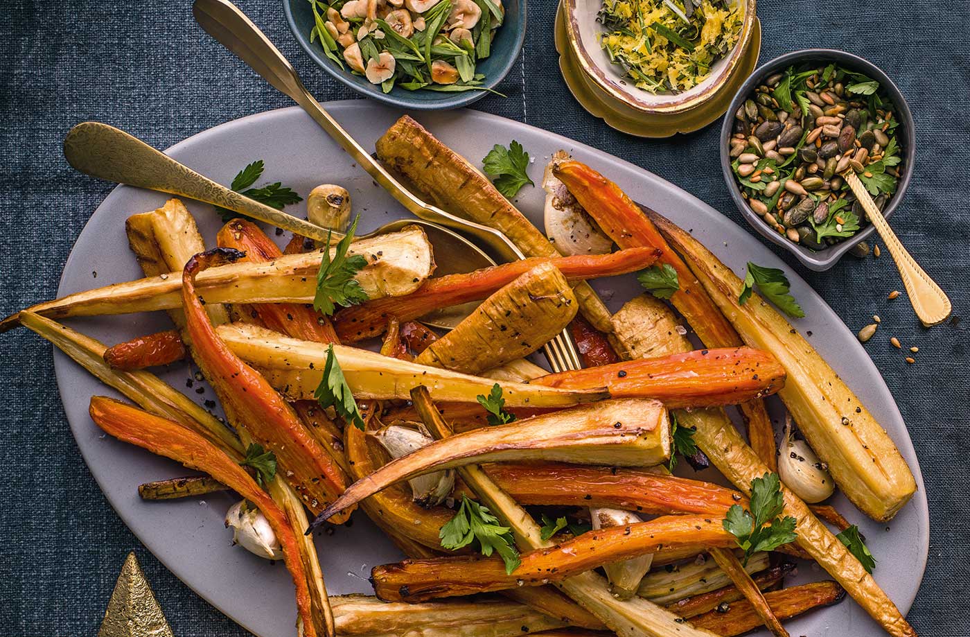 Roasted roots recipe