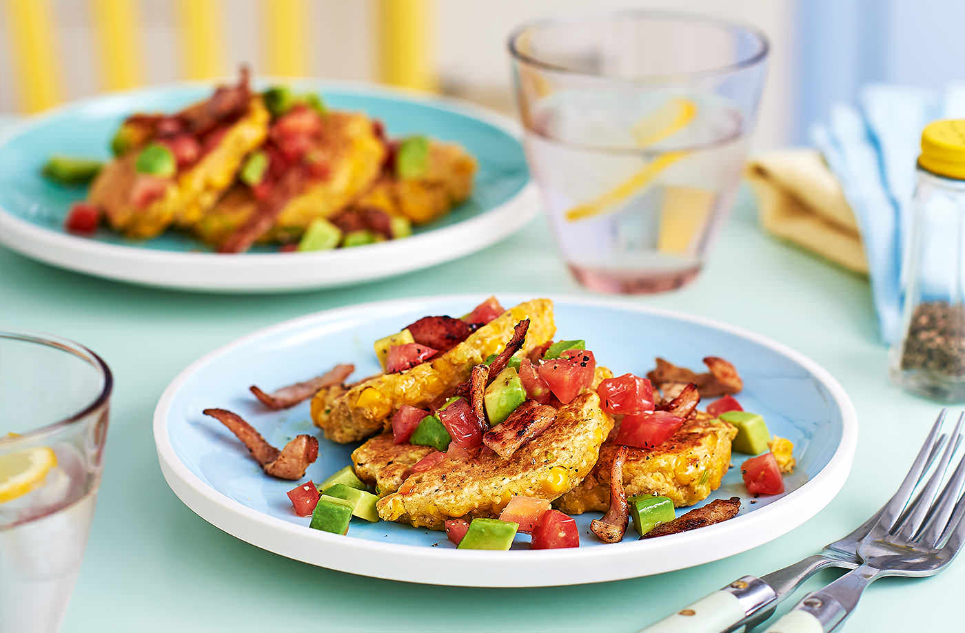 Sweetcorn pancakes recipe