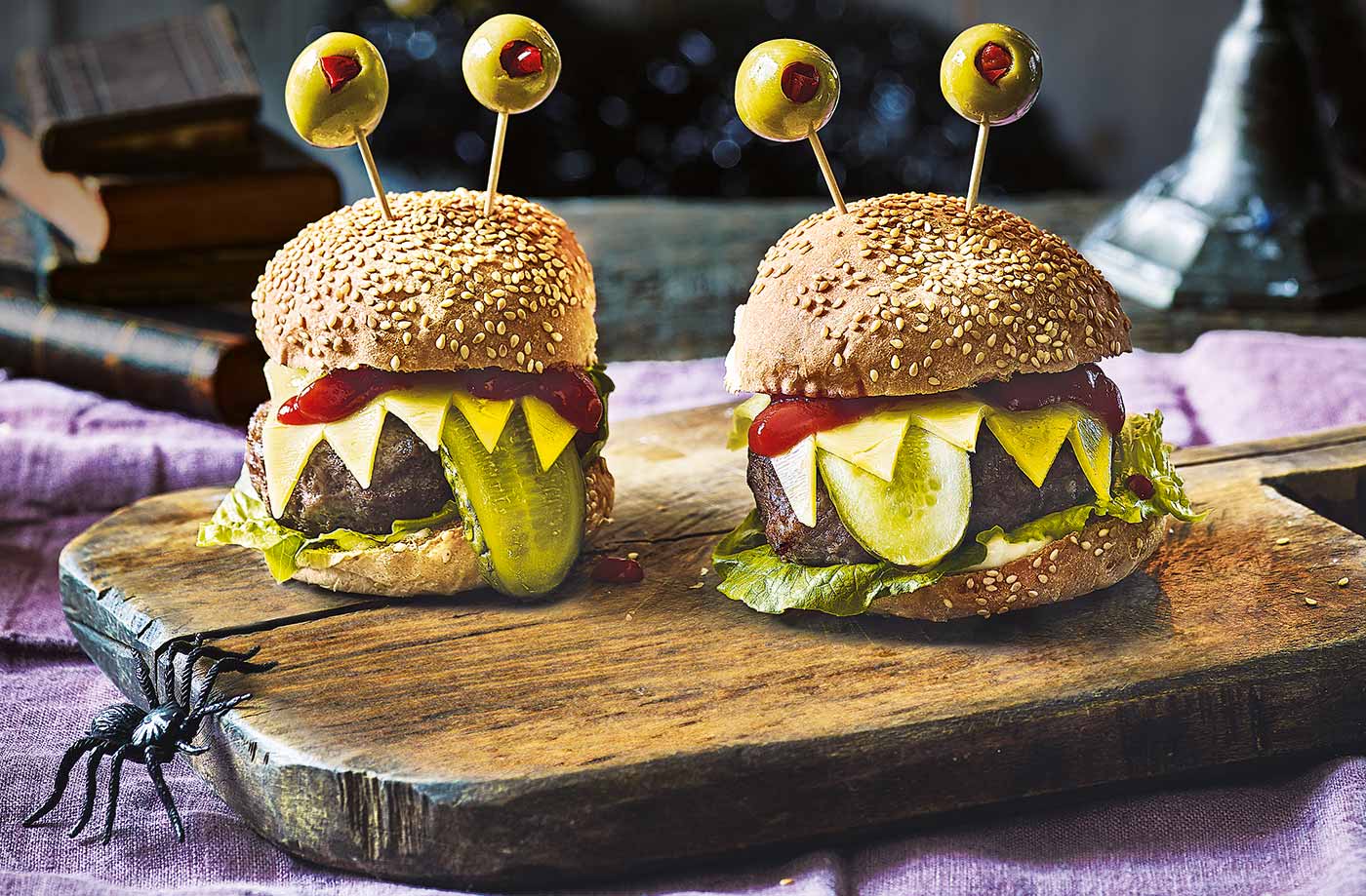 Monster burgers recipe