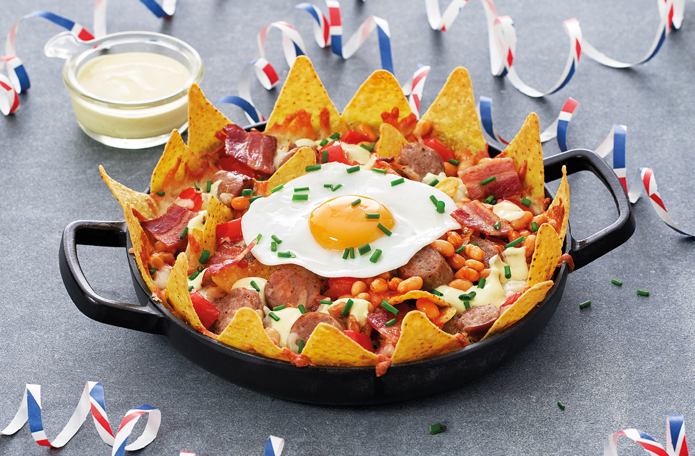 Full English nachos recipe