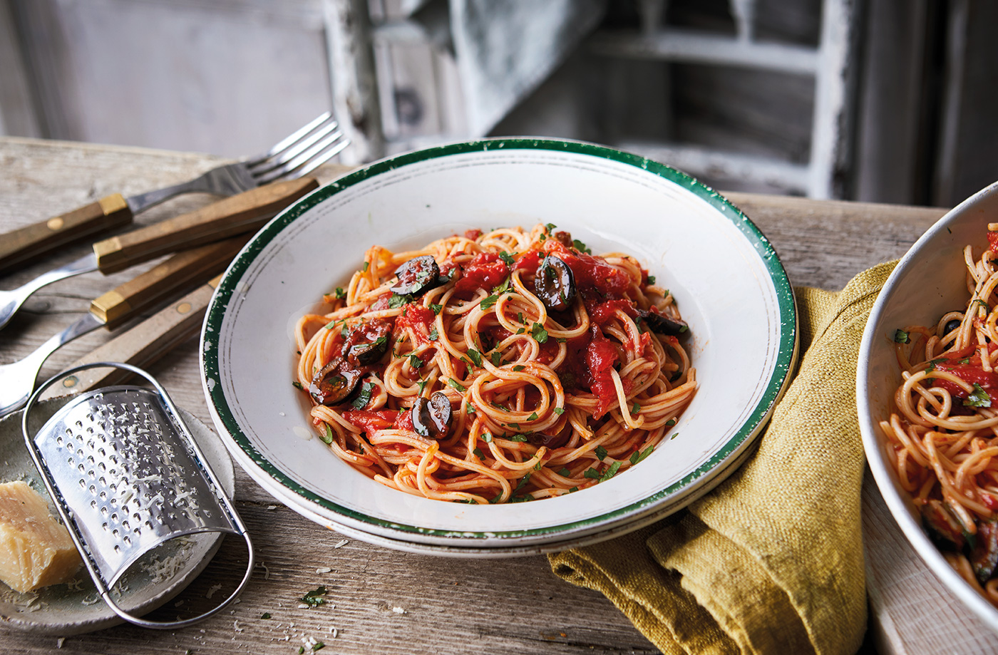 Pasta puttanesca recipe