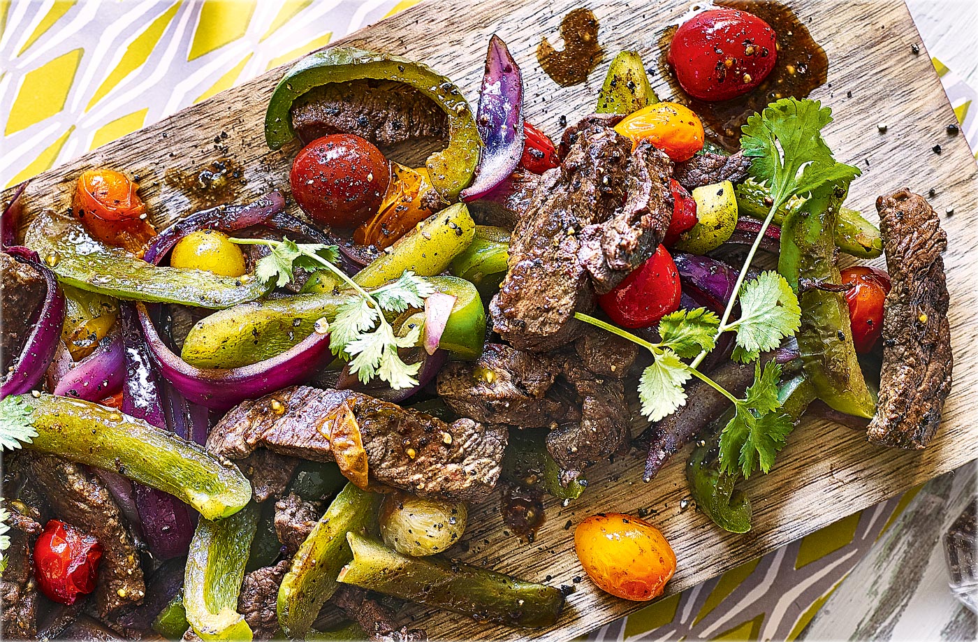 Peruvian-style steak stir-fry recipe
