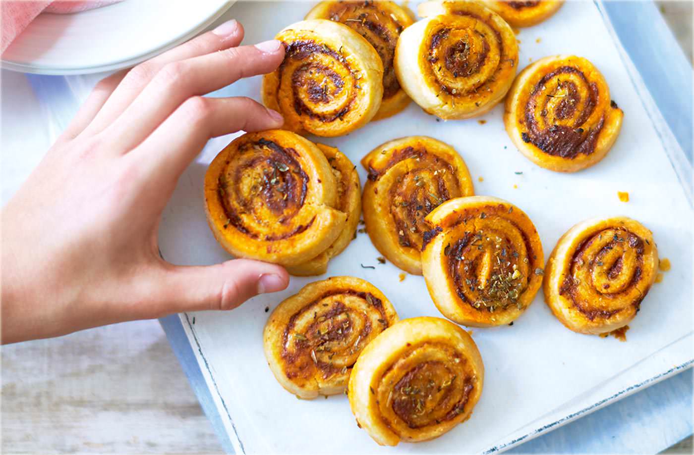 Pizza pinwheels recipe