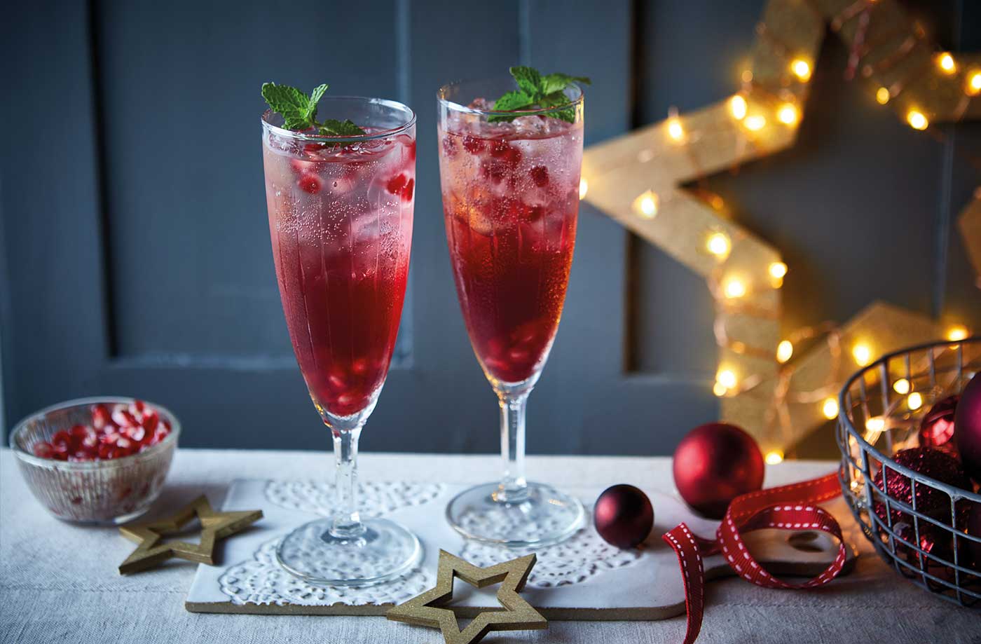 Cranberry and pomegranate punch recipe