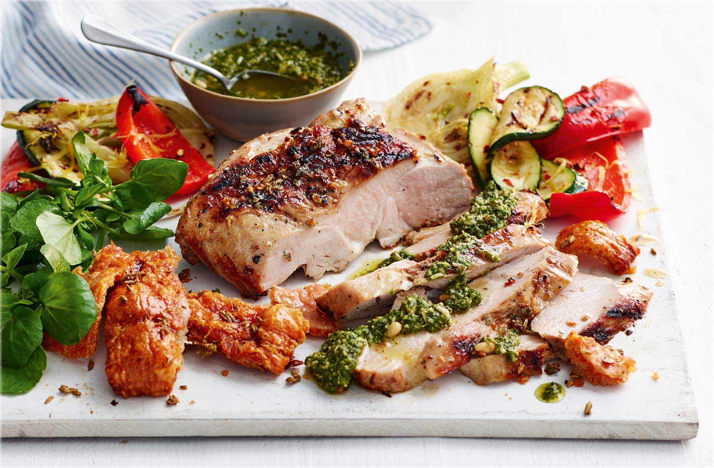 Lucy's 'dad's favourite' pesto pork recipe