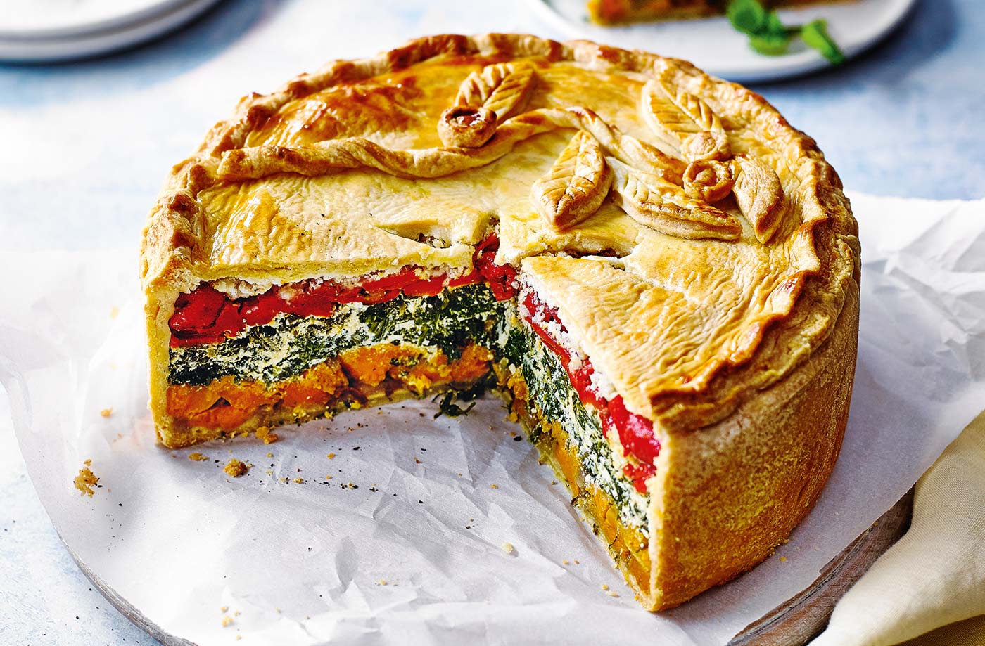 Rainbow picnic pie recipe