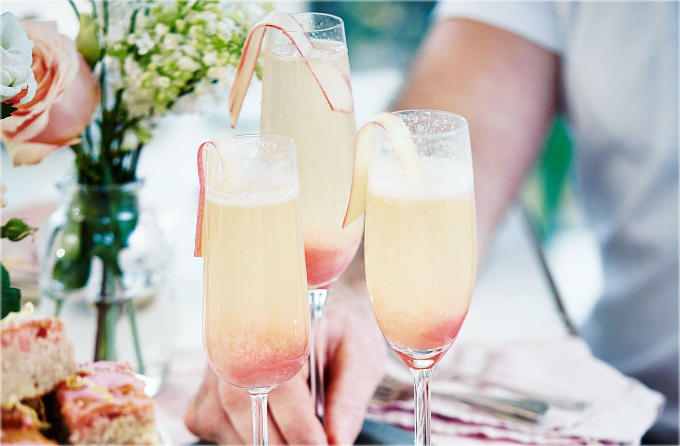 Rhubarb bellini  recipe
