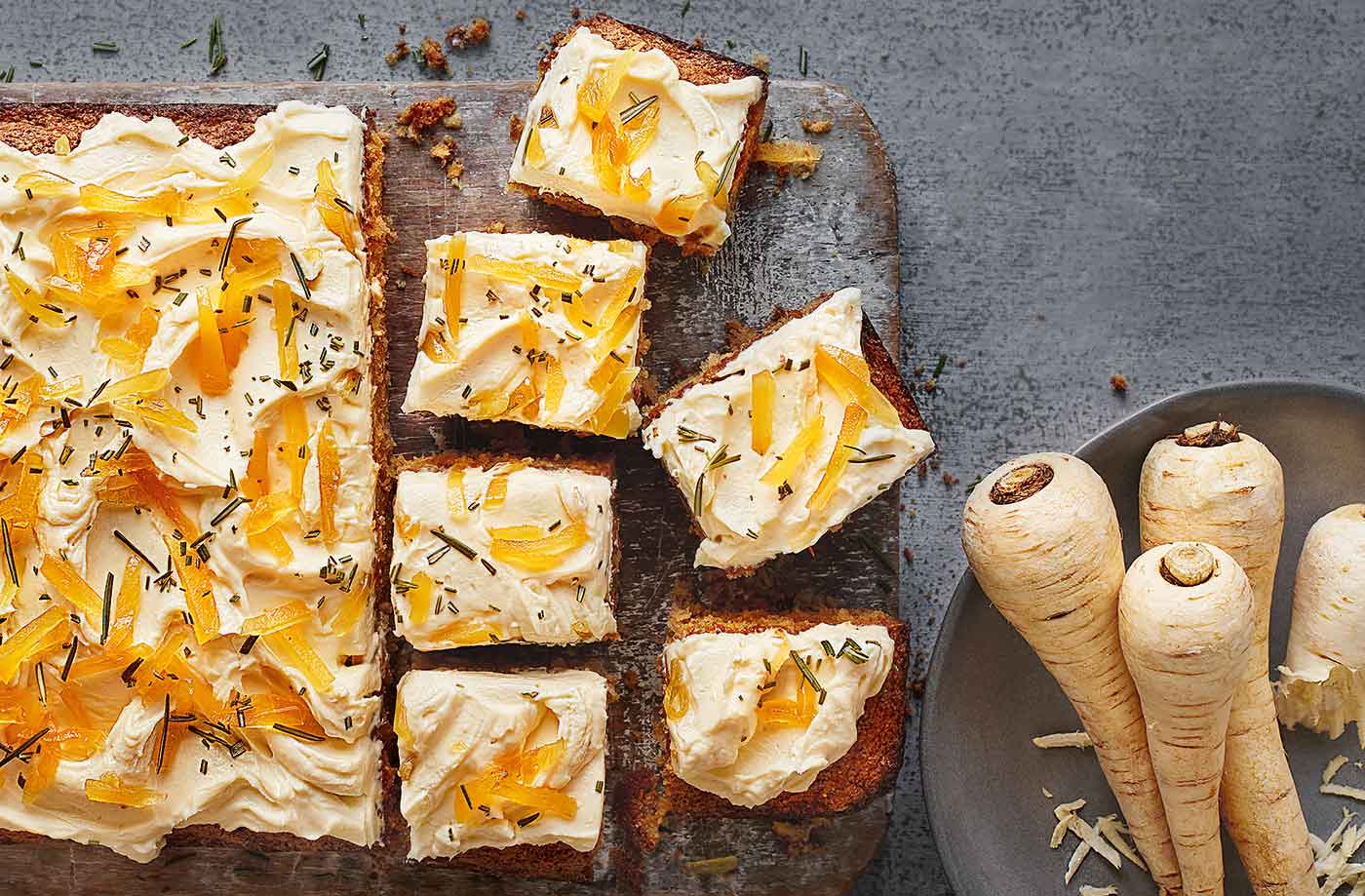Spiced parsnip cake recipe