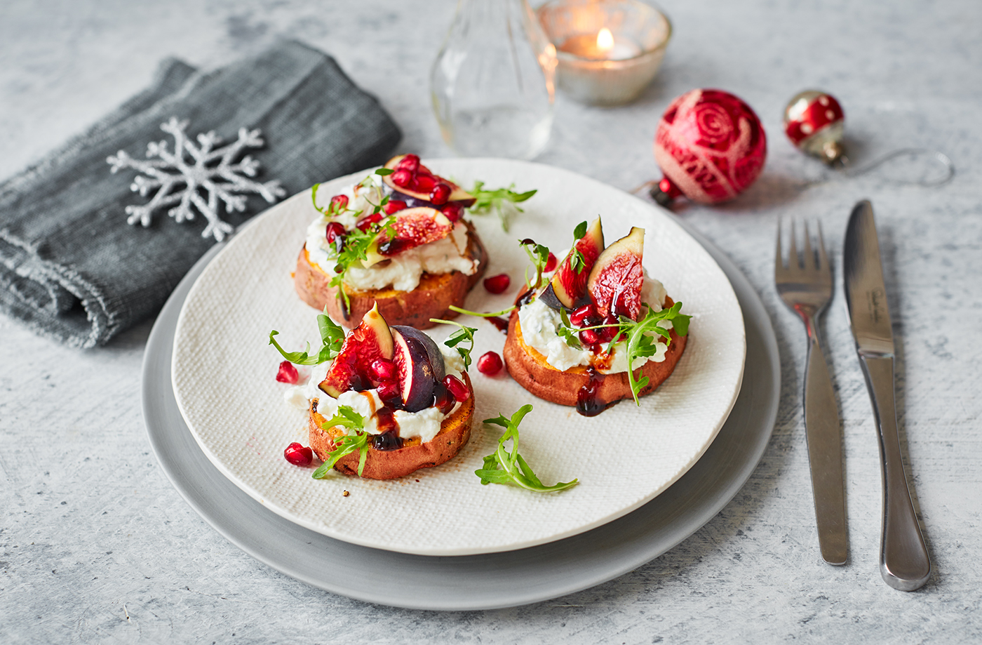 Roasted sweet potato rounds recipe