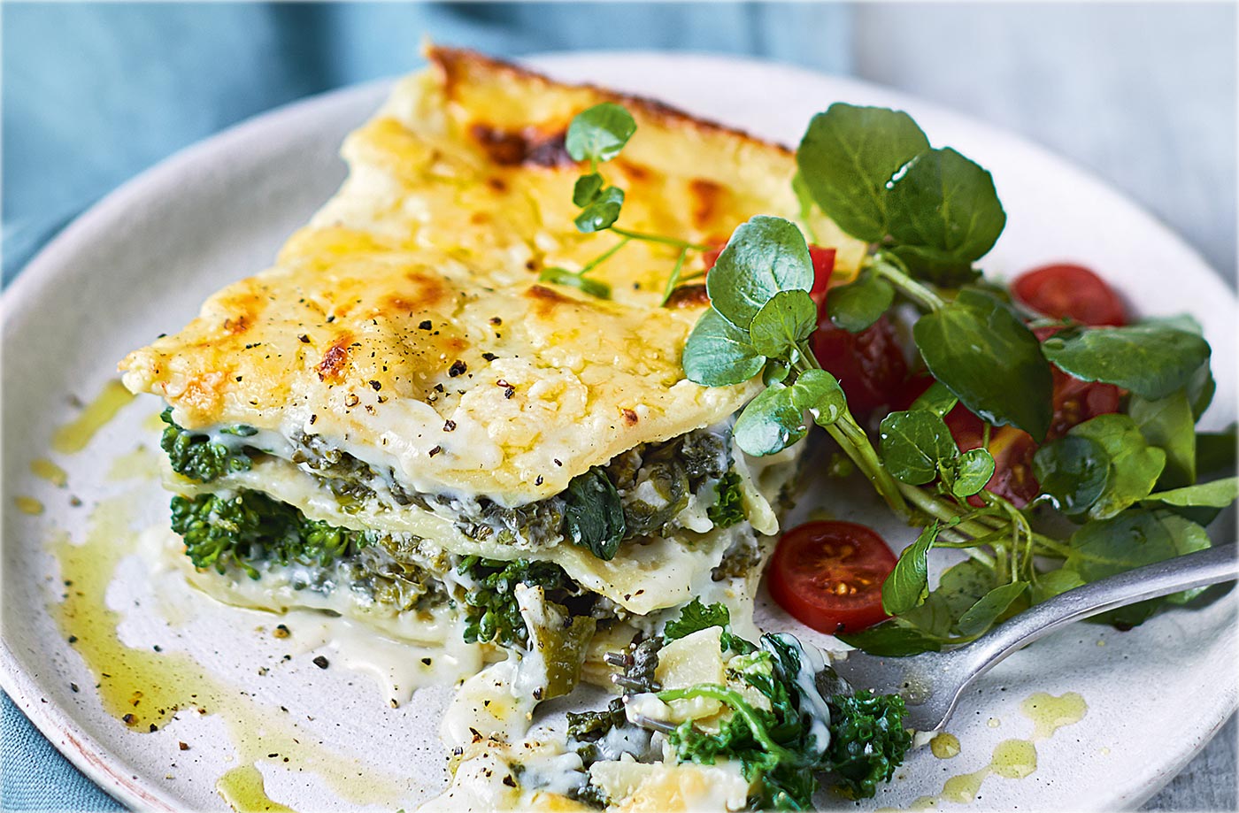Green vegetable lasagne recipe