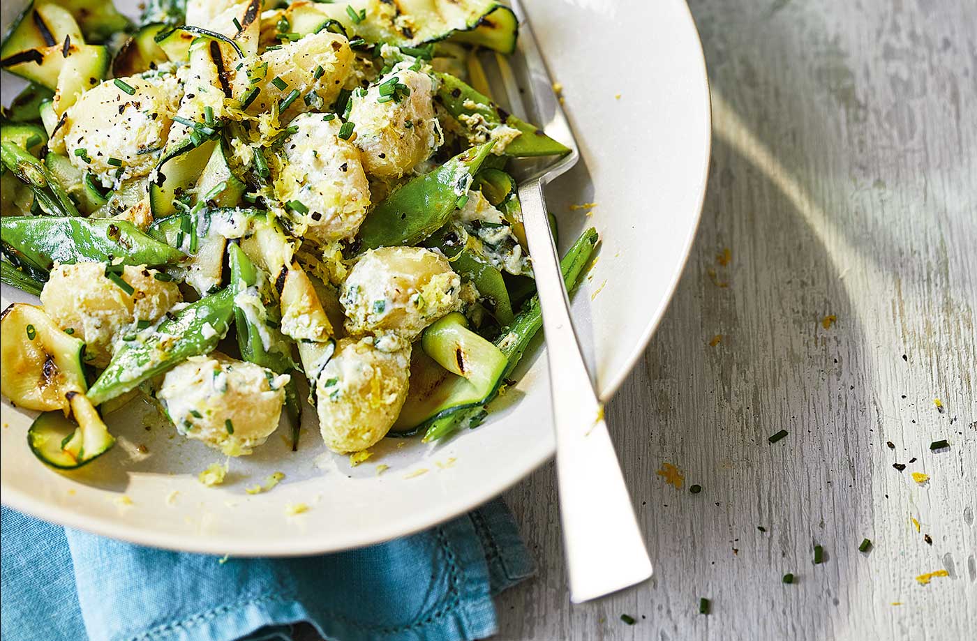 Zesty courgette gnocchi recipe