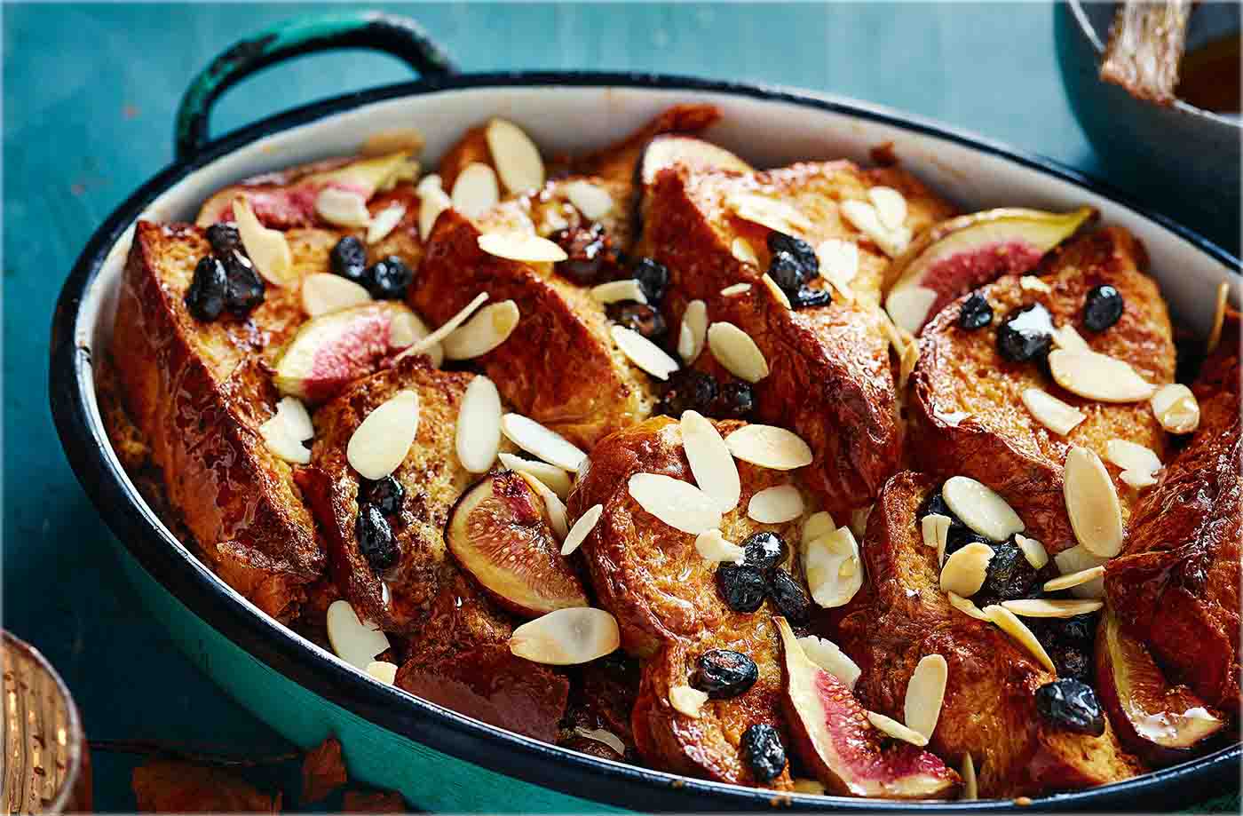 Spiced brioche bread and butter pudding recipe