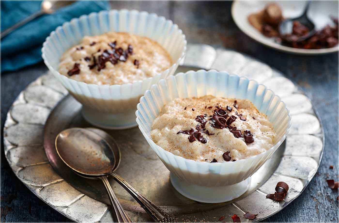 Slow-cooker star anise rice pudding recipe