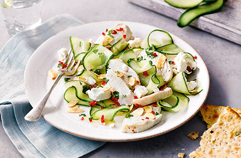 This zingy chicken salad recipe is perfect for a leisurely lunch or for packing into a lunchbox to take to work