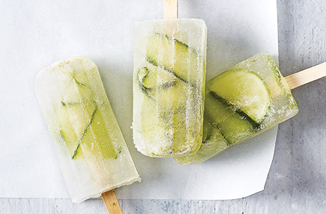 Celebrate summer with this zesty gin and tonic ice lolly recipe with zingy lime and refreshing cucumber.