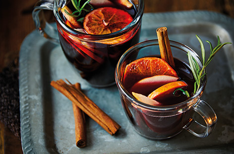For a Christmas cocktail that's sure to warm you up on cosy nights in, try classic mulled wine with an aromatic vermouth twist
