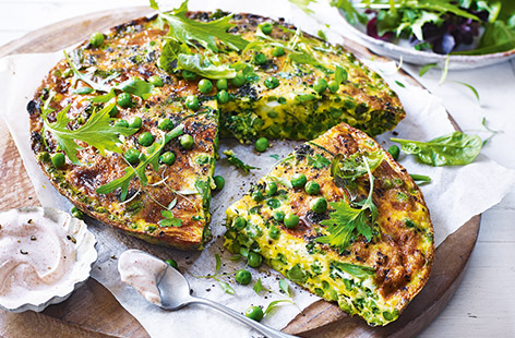 A tasty, cheesy frittata is the ideal recipe to pack up for a summer picnic or take outside for an alfresco lunch