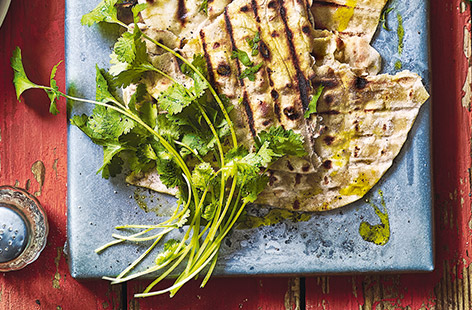 Serve these speedy flatbreads with barbecued meat or fish, or with dips for a delicious starter or light supper. See more Bread recipes at Tesco Real Food.