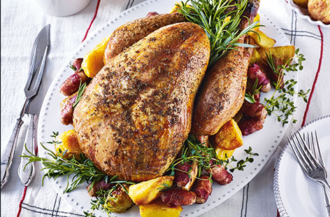 If you're looking for a tasty spin to really set your Christmas dinner apart, then look no further than this zesty roast turkey recipe