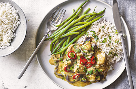 Packed with Asian spices and fresh chilli, this Indonesian curry is perfect for a cold autumn night in. 