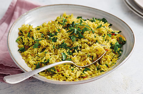 Try aromatic, vibrant saffron in this Middle Eastern-inspired side dish, which makes a great pairing for a get-together roast dinner