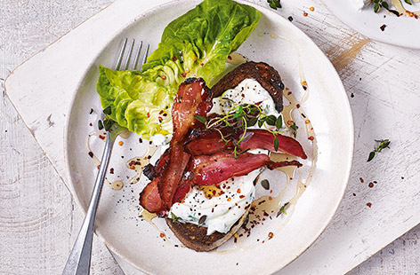 Treat your loved one to breakfast in bed with this super speedy Valentine's Day idea