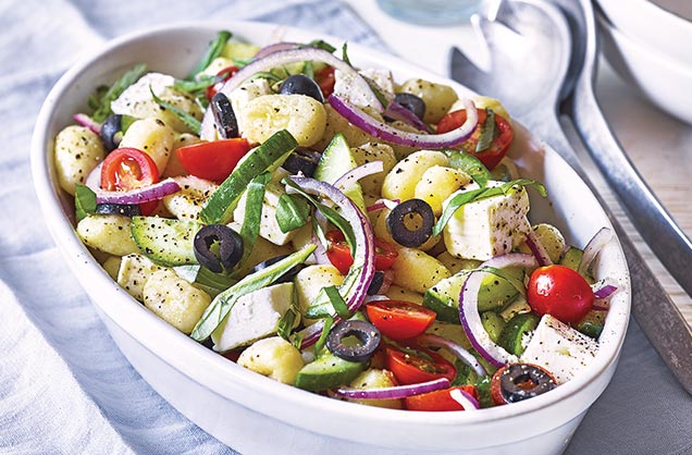 Wednesday: Greek-style gnocchi salad