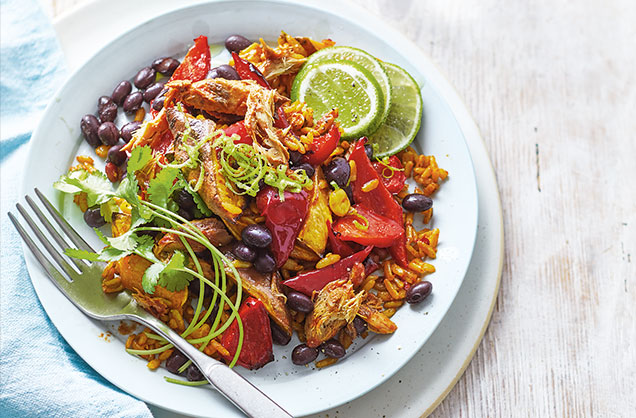 Wednesday: Mexican-style mackerel and rice