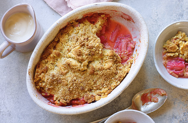 Ridiculously good rhubarb crumble recipes