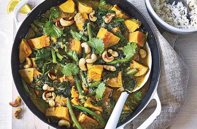 Tuesday: Sri Lankan-style sweet potato curry