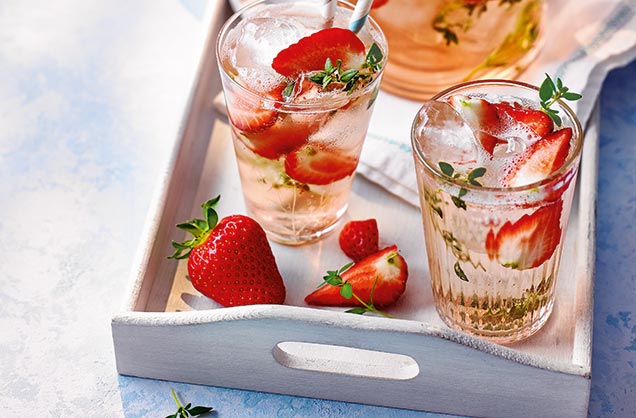 Strawberry cooler recipe