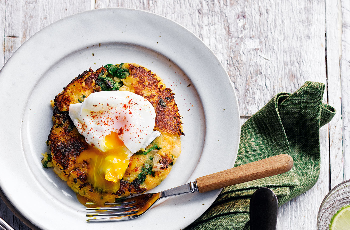 Bubble and squeak with poached egg recipe