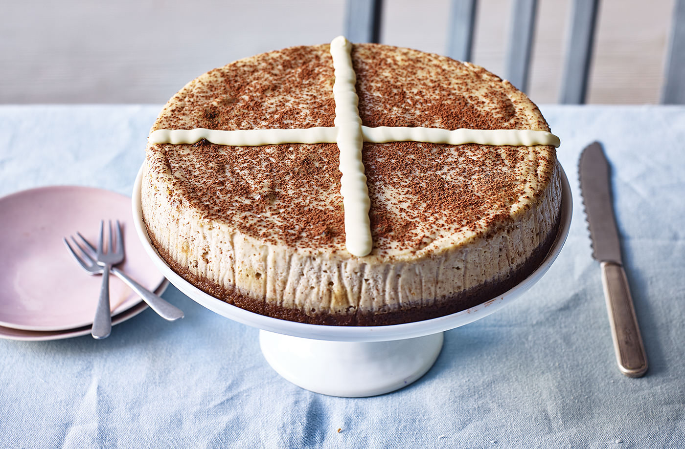 Hot cross bun cheesecake recipe
