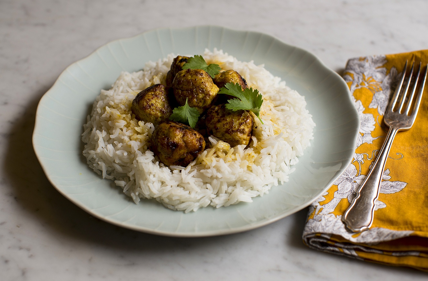Chicken curry meatballs recipe