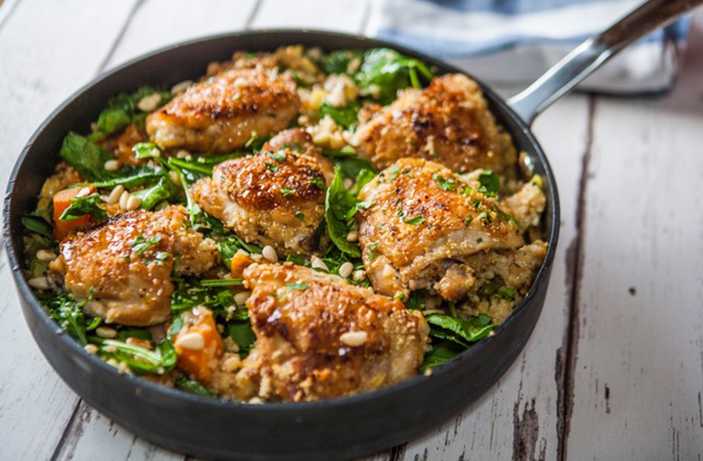 One-pot lemon and thyme chicken recipe