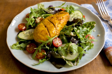 With aromatic flavours and succulent chicken, this tasty twist on a chicken curry is a quick and easy midweek meal