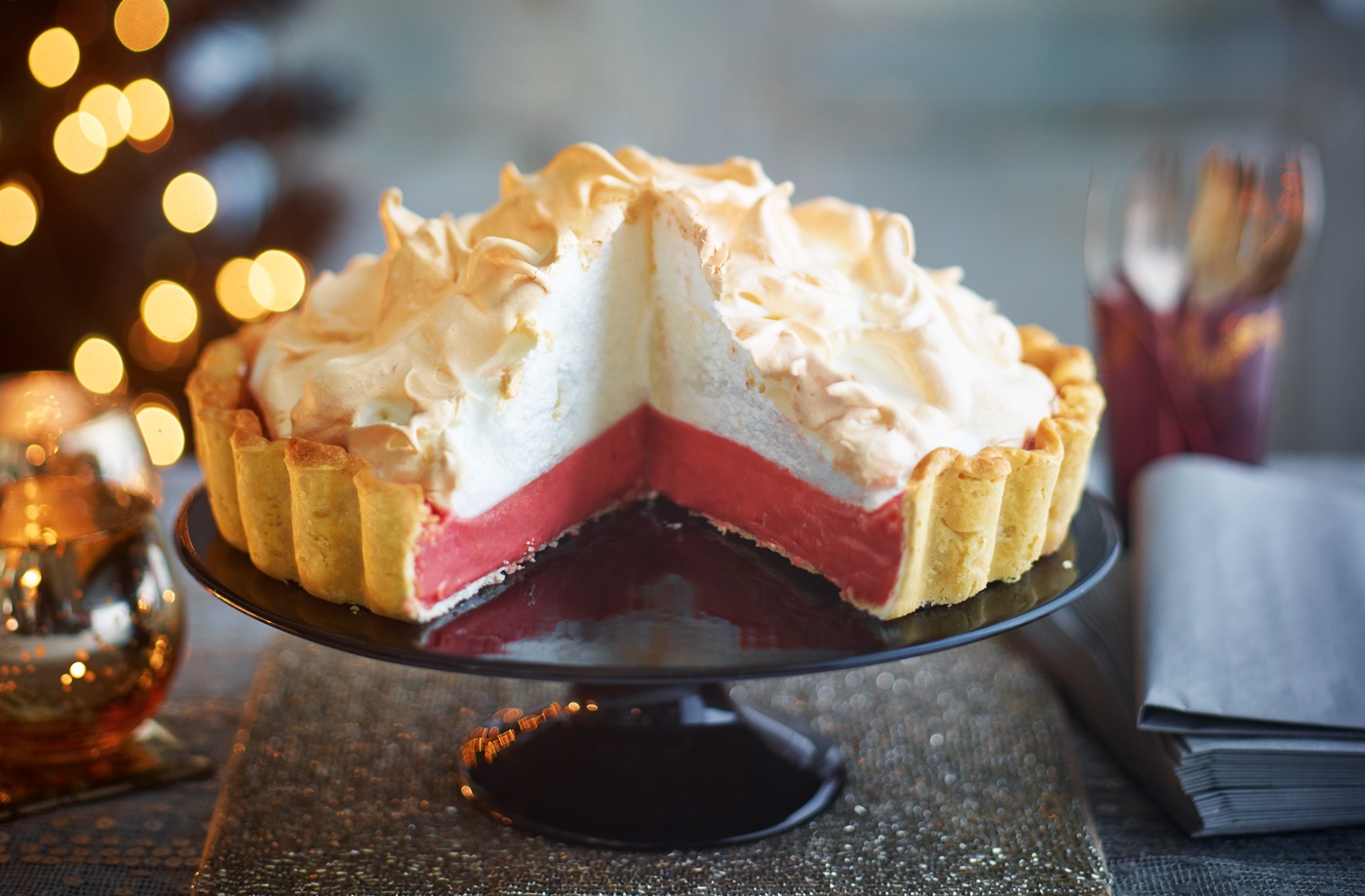Cranberry meringue pie  recipe
