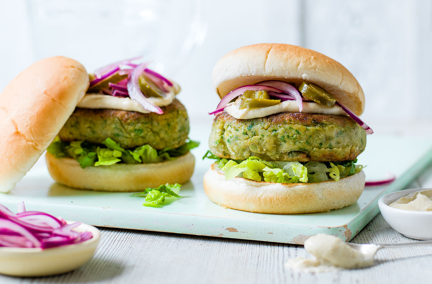 Falafel burger  recipe