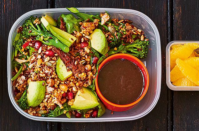 Duck and grain salad