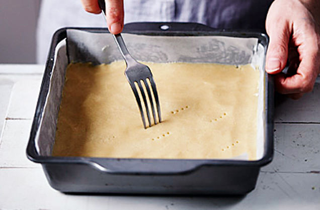 Bake the shortbread